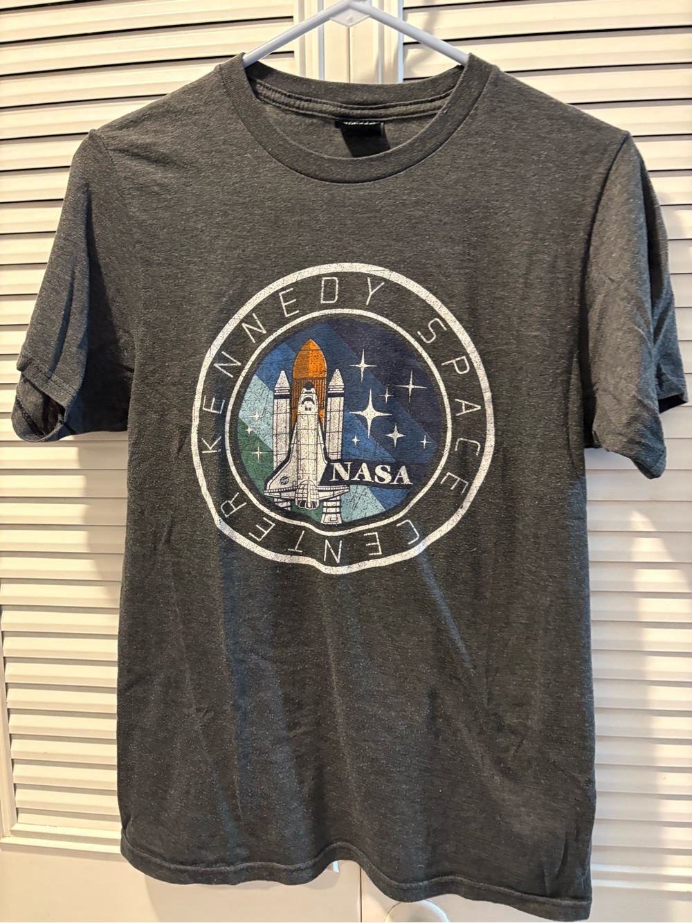 NASA Kennedy Space Center Graphic Tee - Charcoal